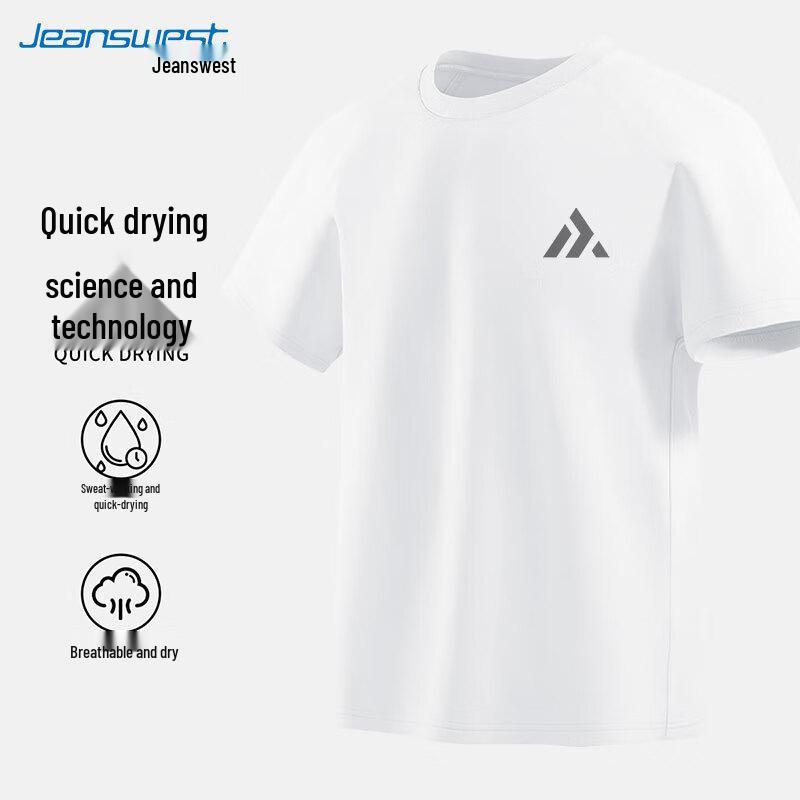 Jeanswest Men s Quick-Dry Short Sleeve T-Shirt L