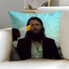 Hot Jjohn Mistying Cushion Cover Soft  EasyWash Pillow Case  Versatile for Couch Bed Travel and Office