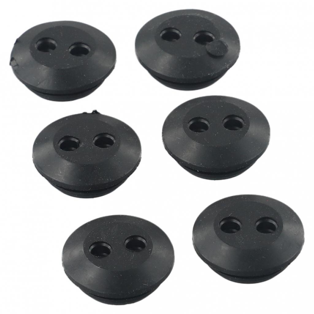 Fuel Tank Rubber Grommet String Trimmer Parts 2 Holes