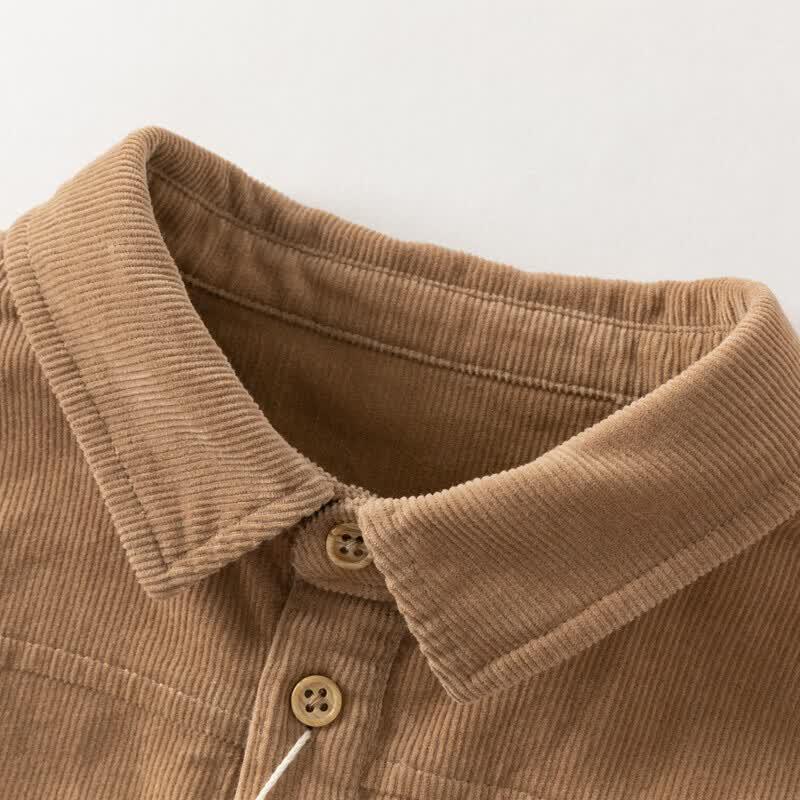 DAVE & BELLA Boys' Corduroy Long-Sleeve Shirt