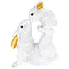 Rabbit Statue with Rabbit Baby Playing Showpiece for Home Decor Showpiece Feng Shui Vastu Items for Good Luck, Wealth and Vastu Animal Decorative