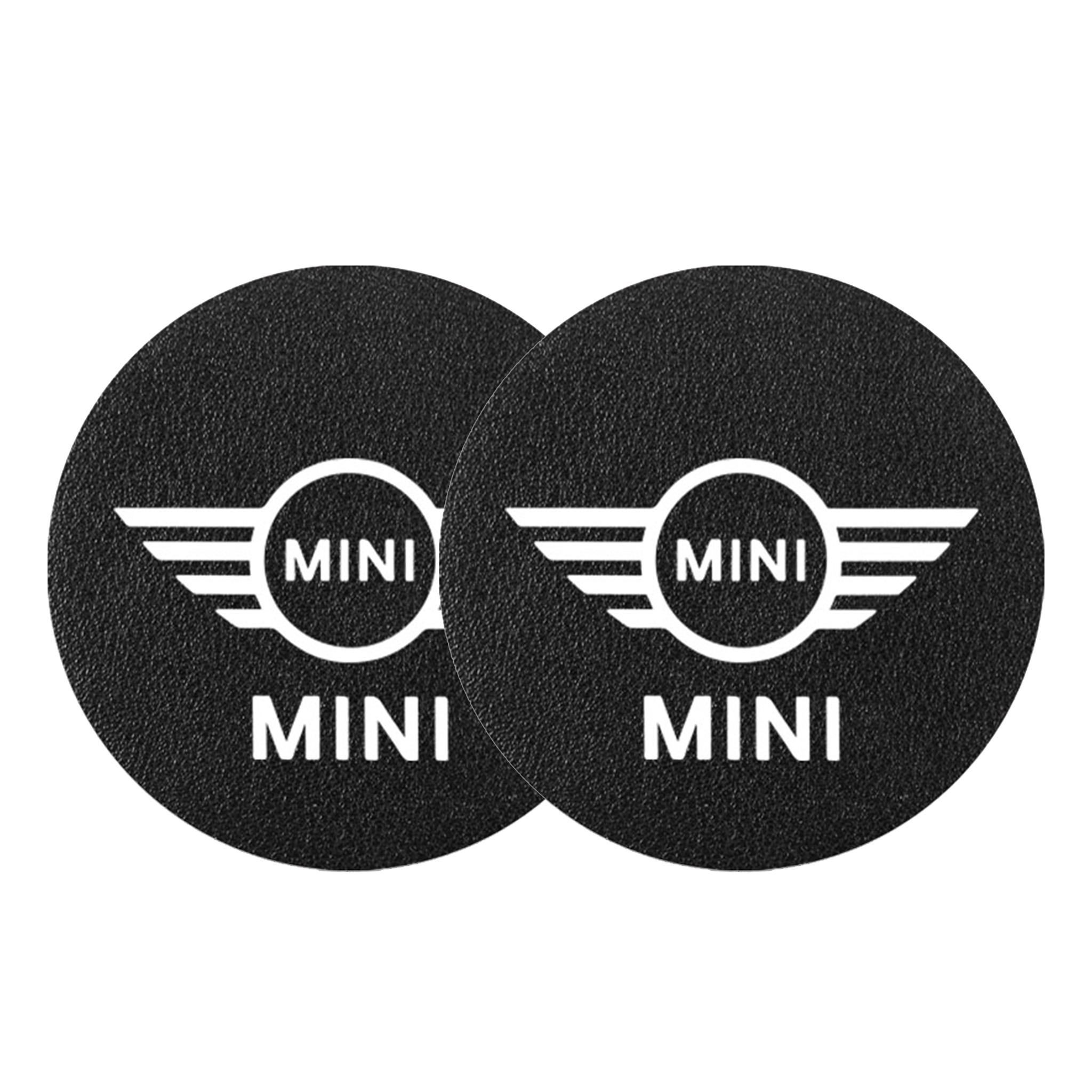 

Car Waterproof Anti Slip Mat Coaster Silicone Water Cup Mat For MINI One Cooper JCW Countryman Clubman Cabrio Paceman Coupe
