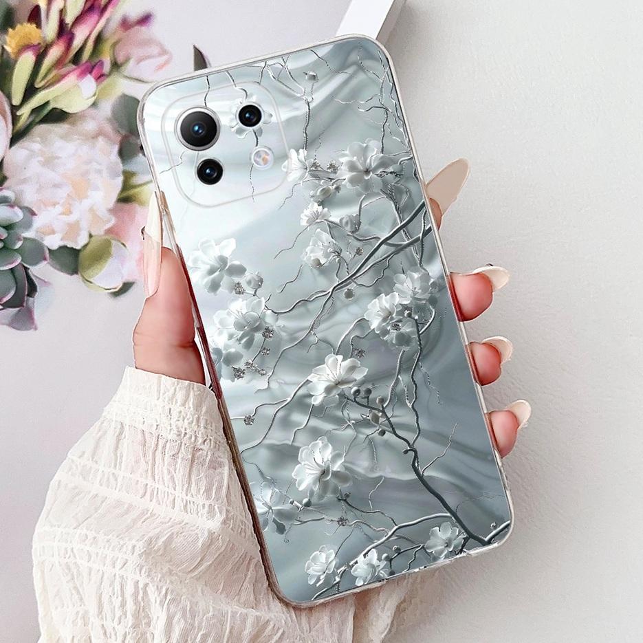 For Xiaomi Mi 11 Lite Case New Fashion Painted Cover Soft Silicone Phone Case For Xiaomi Mi 11 Lite 5G NE 11Lite MI11LIte Fundas