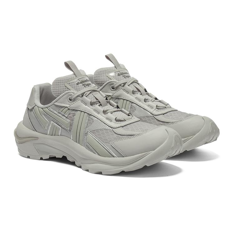 Onitsuka Tiger Tigtrail Comfortable Fashion Shock Absorbing Non-Slip Low-Top Casual Shoes Unisex Casual Shoes Gray 1183C383-020