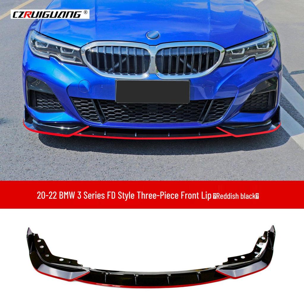 Compatible with 20-22 BMW 3 Series G20: Front Splitter, Lip, Rear Spoiler Body Kit, Corner Spoilers.