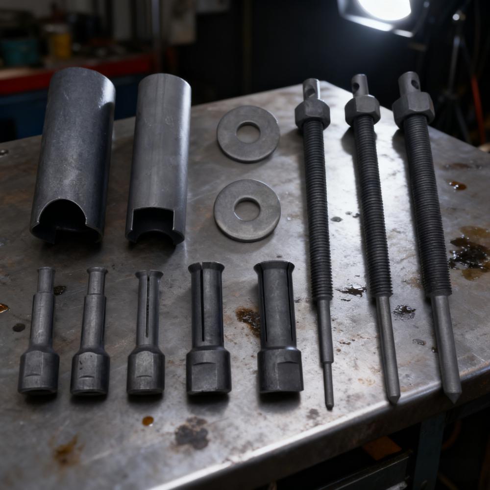 Motorcycle Pullers Steel Tool Kit Inner Bearing Extractor Bearing Removal Wheel Gear Remover Pulling Bearing Insid Box