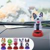 Solar Dancing Toys Decorative Animal Dashboard Ornament Valentine's Day Desk Ornament for Home Decor Car Dashboard Decor Figure
