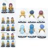Golden Saint Seiya Pvc Figure Anime Collectible Model Cake Topper Blind Box Toy