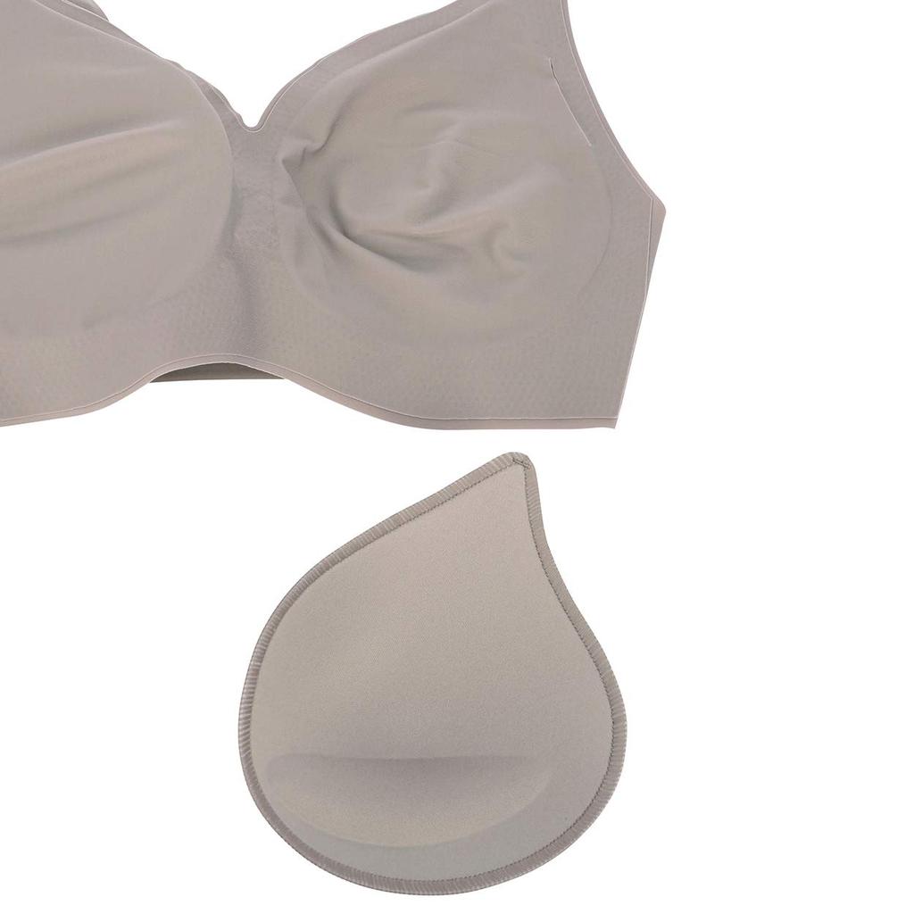 Sloggi Zero Feel Bralette Half Top 2 6308 Japan L To Japanese Size [Triumph] Women's Underwear, Non-Wired, (Angora), (equivalent L)