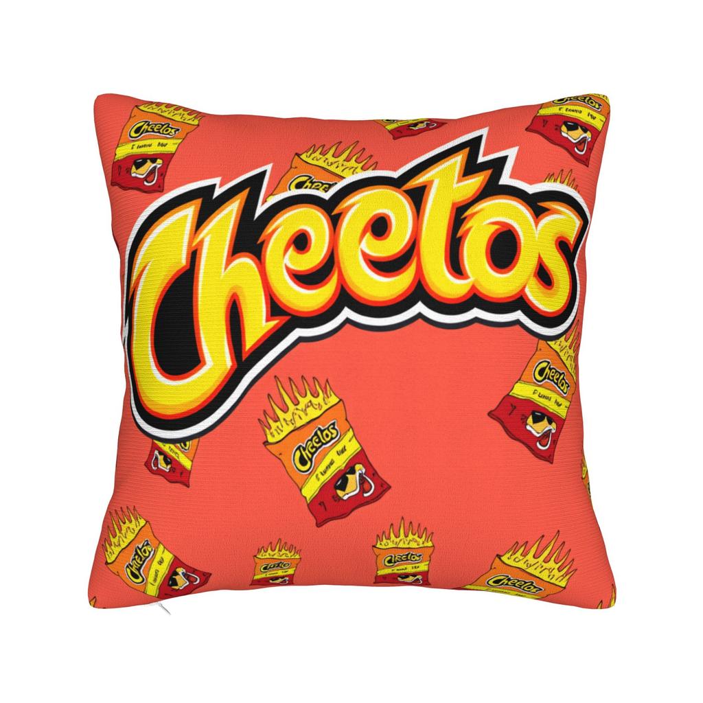 Lebensmitteldruck C-Cheetos Kissenbezüge Neuartiger Kissenbezug für Sofa Schlafzimmer Heimdekoration Weiche Kissenhülle