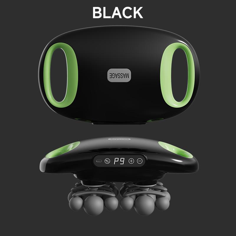 

18 массажных головок, массажный пистолет для глубоких тканей и мышц, профессиональный высококачественный беспроводной частотный вибрационный массажер