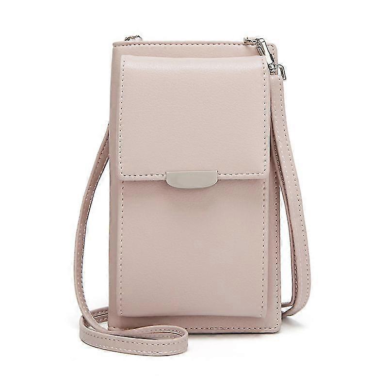 Women Shoulder Crossbody Bag Multifunction Pu Large Capacity For Mobile Phone Cards
