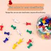 I-Pin Large Transparent Colored Pushpins for Art, Cork Boards, and Photo Walls