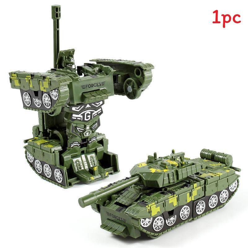 

Childrens Toy Tank Inertia Deformation Model With Onebutton Transformation For Education Play