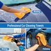 HOMEXCEL Microfiber Towels For Car, Premium Cleaning Cloth Lint Free,Scratch Free, Strong Water Absorption, Car Washing Drying Towel For Household,