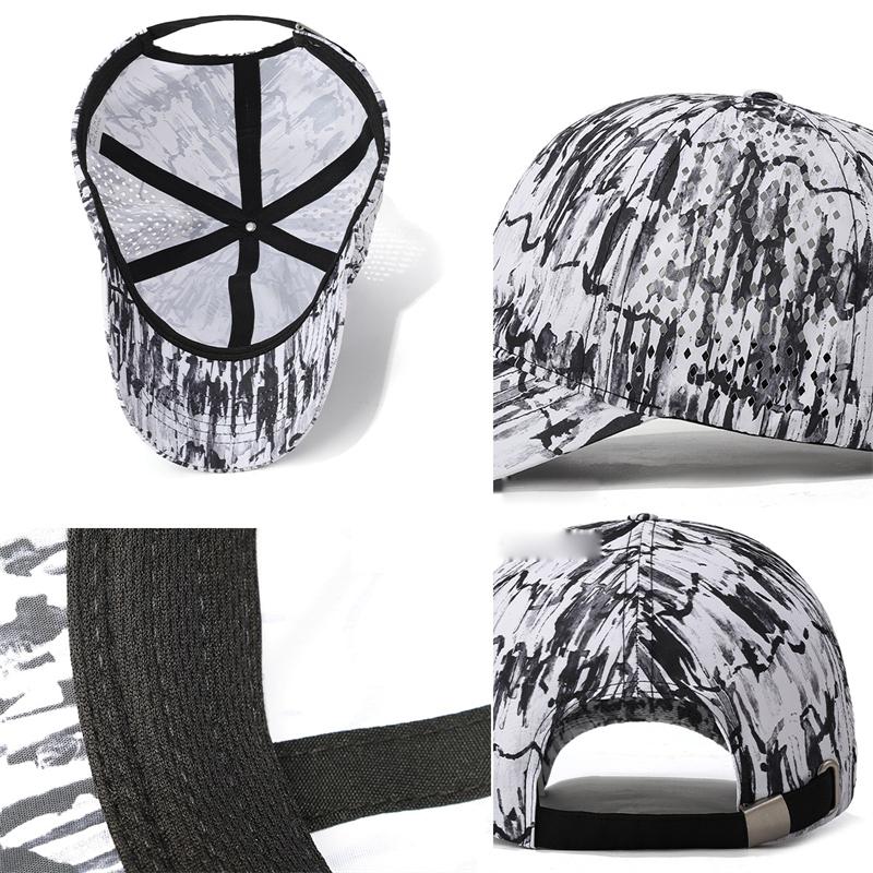 Pattern Retro Baseball Cap Unisex Sunshade Outdoor Cap