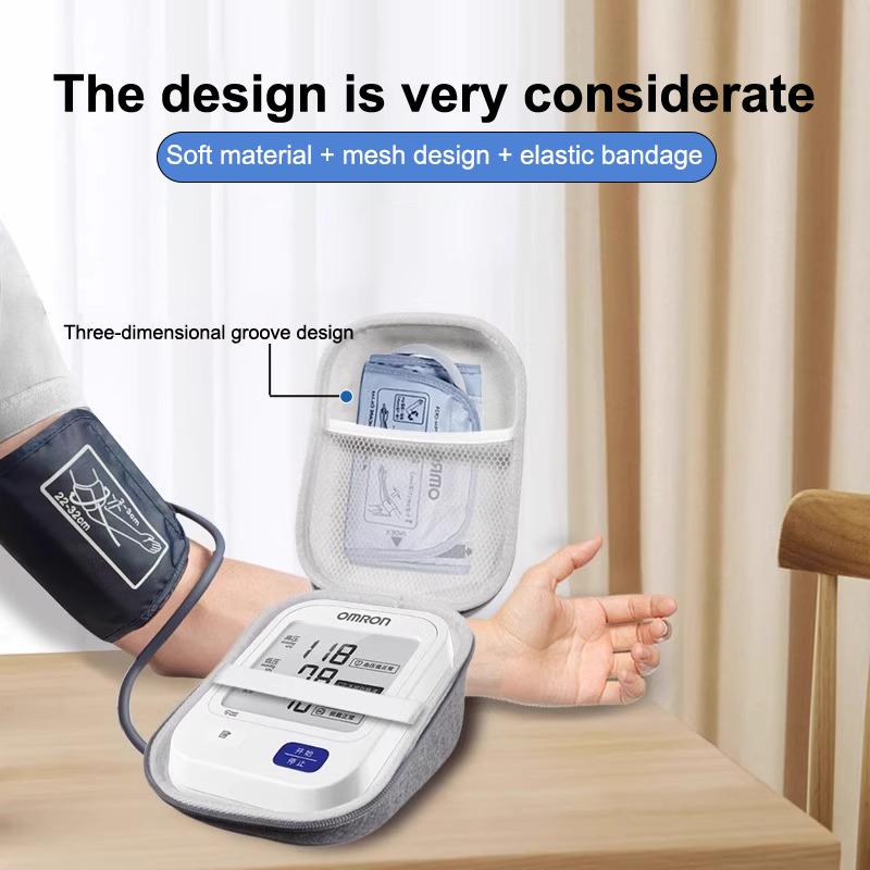 NEW Hard Case For Upper Arm Blood Pressure Monitor Portable Travel Carrying Protective Bag Hard Case