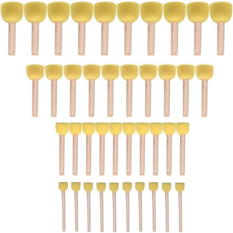 Kid's Sponge Stamp Ink Pad and Roller Set for Painting and Drawing