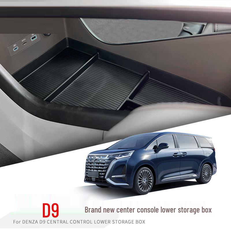 BYD Denza D9 Center Console Storage Box Car Organizer Accessories