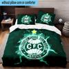 3PCS Coritiba Football Club Crest Bedding Set For Bedroom, Dormitory,Including 1pc Duvet Cover And 2pcs Pillowcases Large size Fan gift