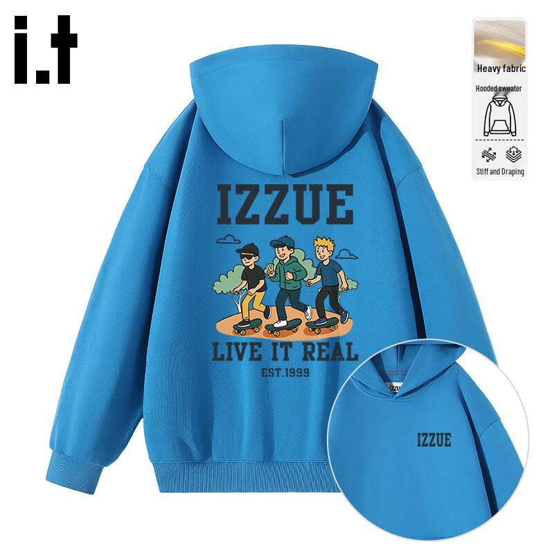 

Izzue IT Men s Loose Fit Hooded Sweatshirt XL