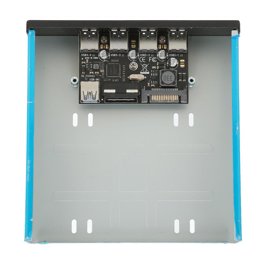 CD ROM Expansion Mobile Rack USB3.0x4 5Gbps High Speed Support BC1.2 Fast Charging USB3.0 Front Panel for PC Motherboard