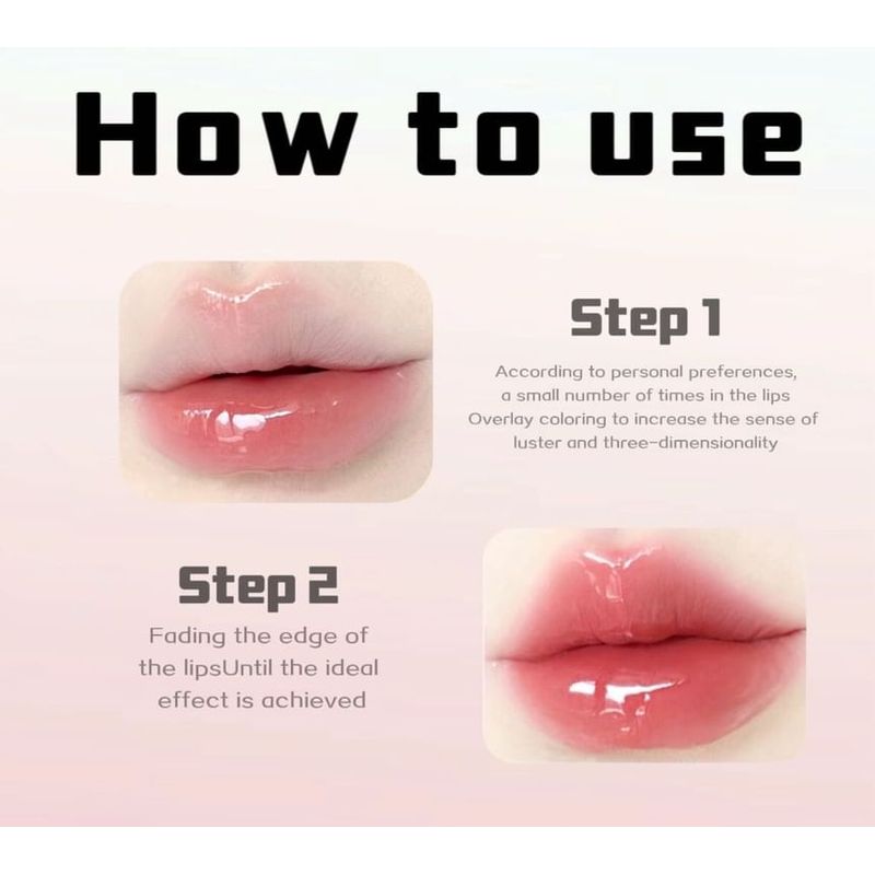 Gege Bear - Luster Water Gloss Liquid Lipstick - 6 Colors
