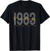 Unisexs 43st Birthday Tshirt Born 1983 Retro Streetwear Style Vintage Retro For Unisexs Graphic Tshirts Birthday Gifts Tshirt