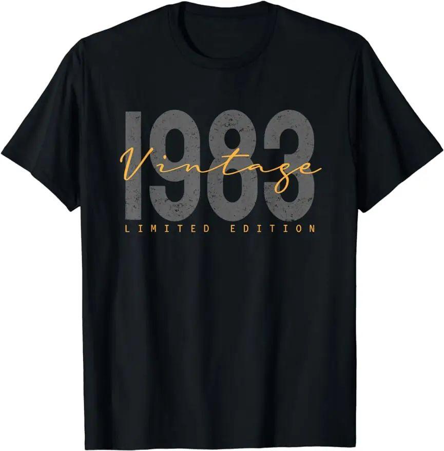 Unisexs 43st Birthday Tshirt Born 1983 Retro Streetwear Style Vintage Retro For Unisexs Graphic Tshirts Birthday Gifts Tshirt