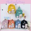 Charming Bear Rabbit Kindergarten Backpack For Boys And Girls Ages 3-6 Breathable And Wear-resistant Design