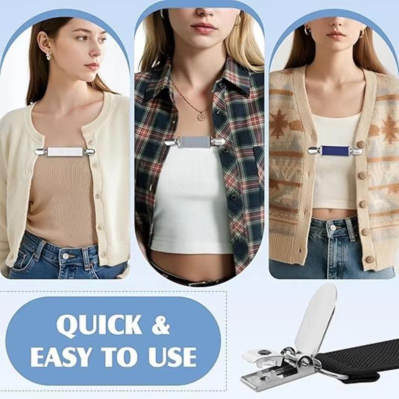 Adjustable Waist Cinch Clips Waist Tightener Elastic Belt Clip For Sewing Jeans Pants Dresses