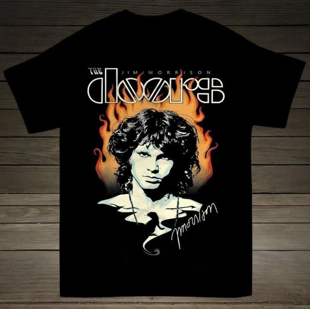 

Джим Моррисон Группа The Doors Для Фаната Черная Унисекс Футболка Все Размеры от S до 5XL Унисекс Футболка S