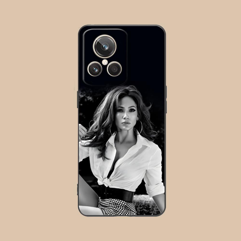 Jennifer Lopez Mobile Cell Phone Case for Realme 15 14 13 12 11 10 9 Pro Plus T I Lite 5G Colorful Printing Cover Luxury Cover