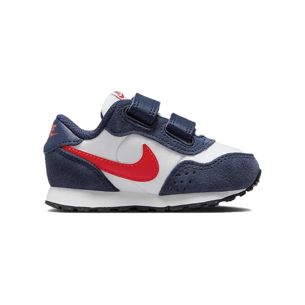Nike MD Valiant Comfortable Versatile Non-Slip Wear-Resistant Walking Shoes Baby Shoes Blue White Red CN8560-409