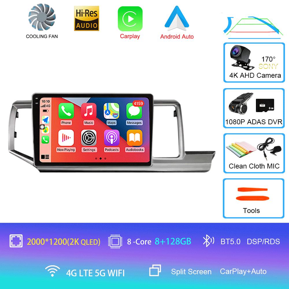 Android 14 Car Radio For Honda Stepwgn 2009-2013-2015 Multimedia Video Player Stereo Navigation GPS Carplay Android Auto WIFI