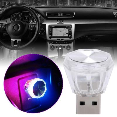 תאורת אווירה פנימית לרכב USB מנורת לילה מיני ניידת קישוט אביזרי פנים מנורה לרכב J7R6