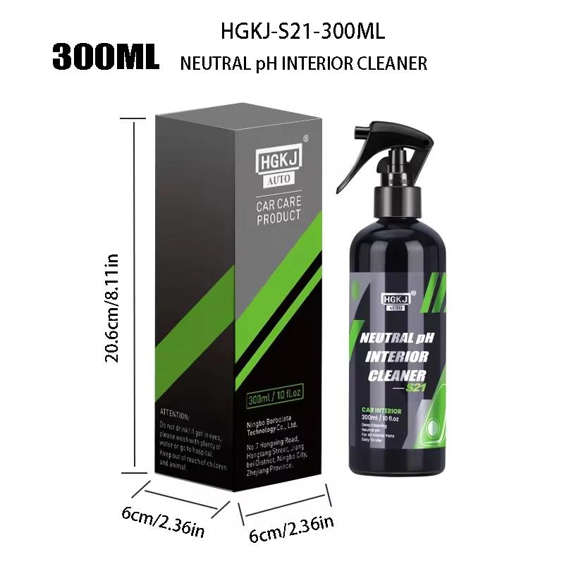 Car Interior Cleaner Agent Ceiling Cleaner Leather Flannel Woven Fabric Water Free Multipurpose Auto Dash Cleaning Tool