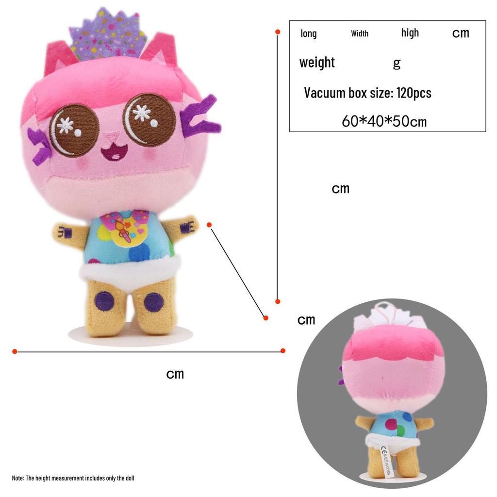 Gabby's Dollhouse European & American Early Education Plush Toy