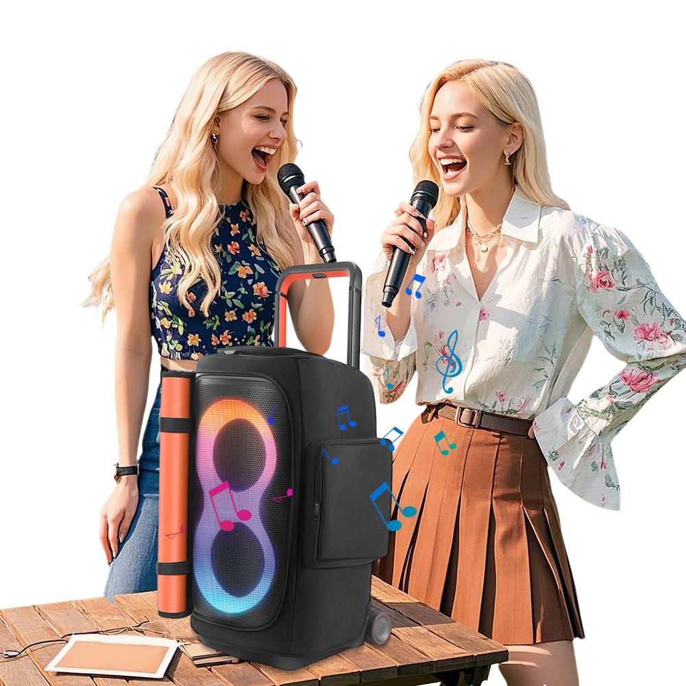 Portable Speaker Dust Case Waterproof Party Speaker Dust Cover Wear Resist Padded Speaker Protective Cover for JBL PARTYBOX 520