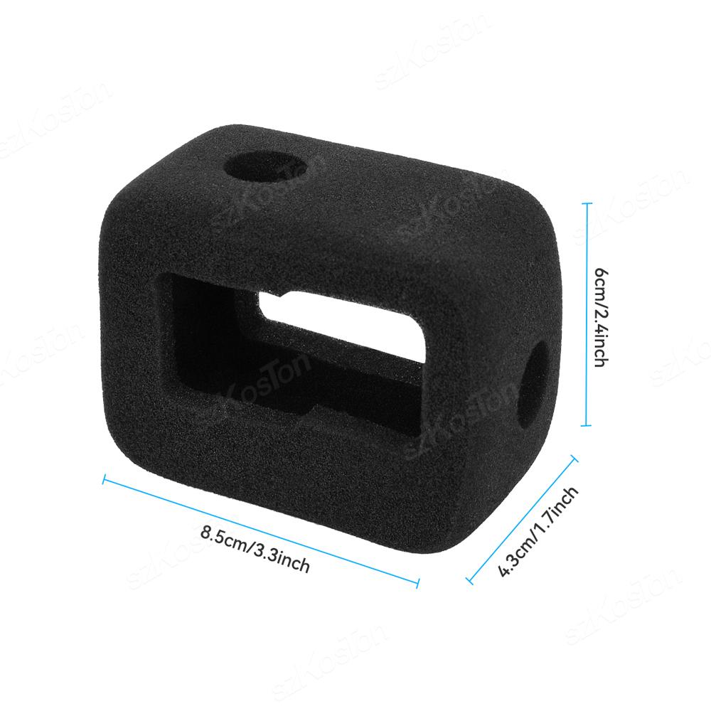 Windshield Wind Noise Reduction Sponge Foam Case For GoPro Hero 11 11 11 9 Cover Housing Windproof Case Go Pro 11 11 Accessories