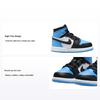 Air 1 Retro High OG TD UNC Toe Trampki dziecięce Niebieskie Uniwersyteckie-Niebiesko-Czarne FD1413-400