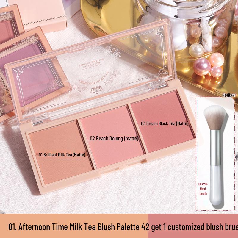 

PIPL Стойкие матовые румяна - Настоящий нюдовый и натуральный розово-оранжевый румянец для студентов