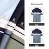 MONTAGUT Men's Silk Blend Knitted Short Sleeve Polo Shirt