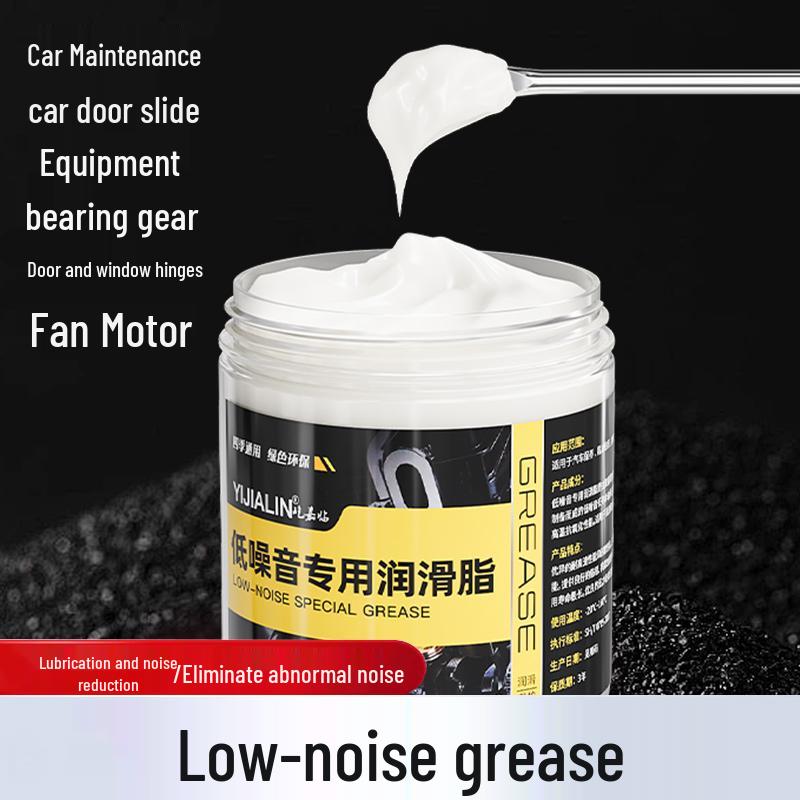 Low-Noise High-Temp White Grease for Gears & Bearings