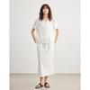 Demana Linen-Cotton Blend Lace Embroidered Two-Piece Set