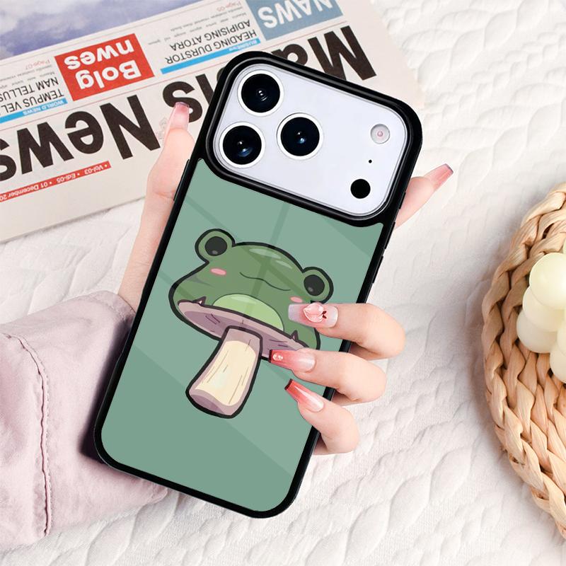 mushroom frog Phone Case For IPhone 17 16e 15 14 13 12 11 Pro Max Air Mini Soft Protective Cover