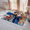 Game M Mega Man Floor Mat Eco  Flannel Doormat Non Slip Odorless Indoor Floor Rug Soft Short Plush Home Mat