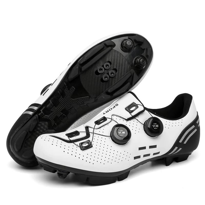 New Men's Cycling Shoes Unisex Road Cycling Sneakers Nonslip Mountain Bike Shoes Racing Outdoor Women's Sapatilha Ciclismo Mtb