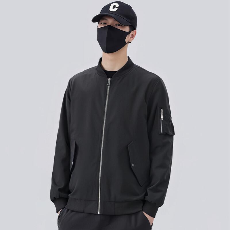 New Spring American Air Force Pilot Jacket Baseball Collar Jacket Men's American Short Pussy Casual Top