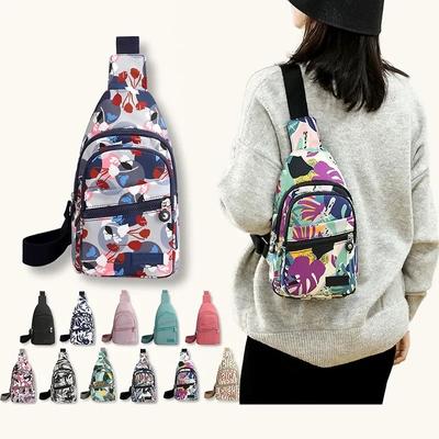 Women Bag Casual Chest Bags New Female Nylon Packs Sling Bag Crossbody Outdoor Sport Shoulder Chest Daily Messenger Pack